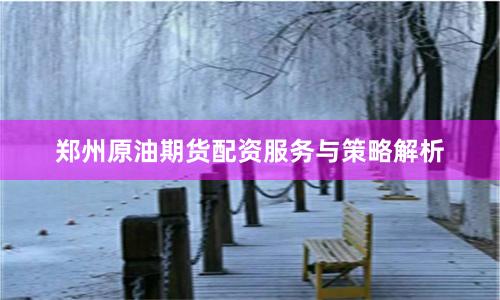 郑州原油期货配资服务与策略解析